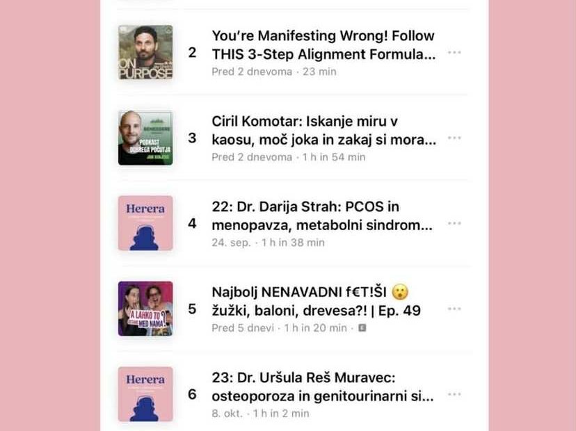 ZCD Uršula Reš Muravec o osteoporozi in menopavzi